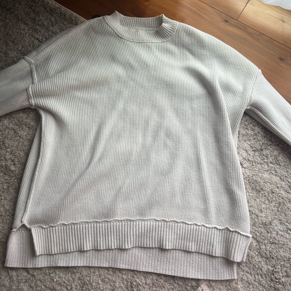 Oversized White Sweater